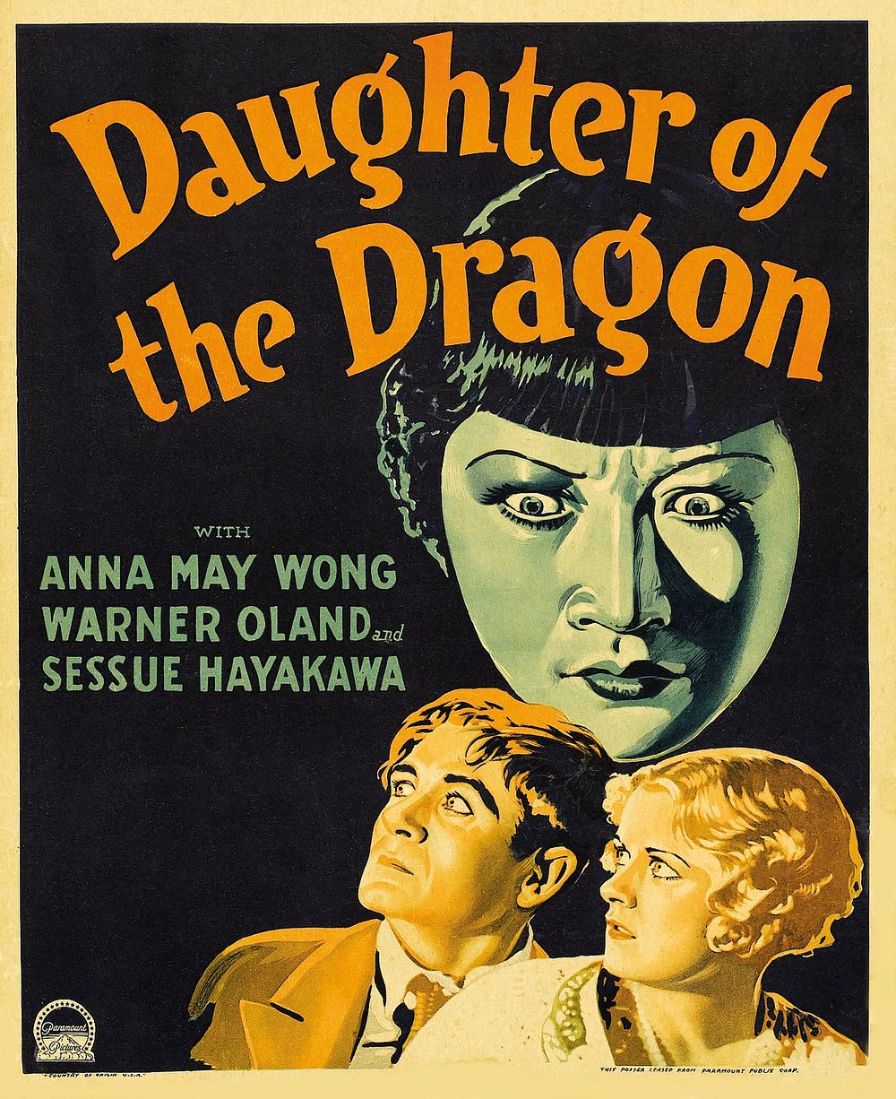 Film poster for Daughter of the Dragon (1931). 