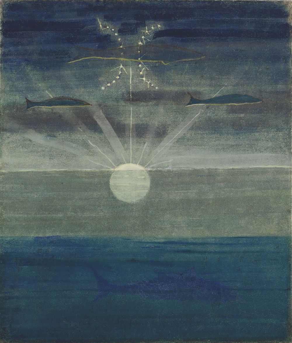 Mikalojus Konstantinas Ciurlionis - THE SUN IS PASSING THE SIGN OF PISCES - 1906 - 7