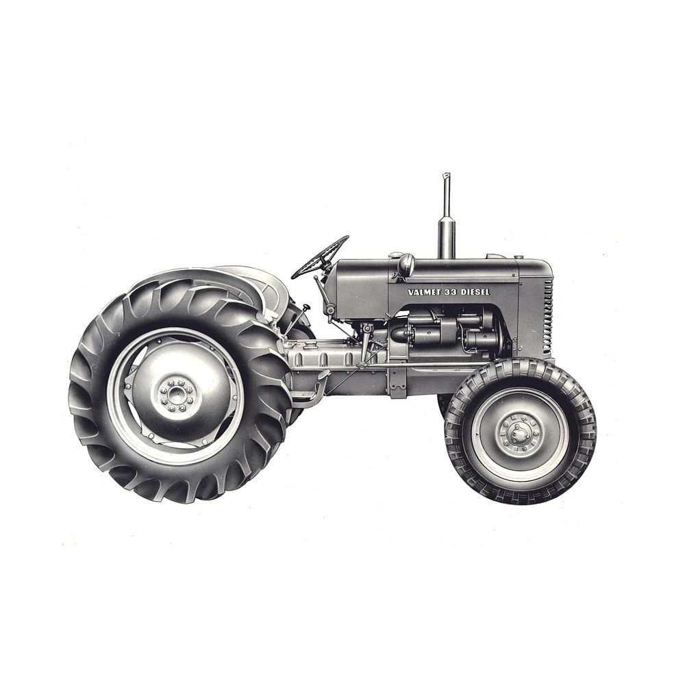 Valmet 33 was the first Valmet diesel tractor. Engine was three-cylinder with water cooling, wet cylinder-liners and direct…