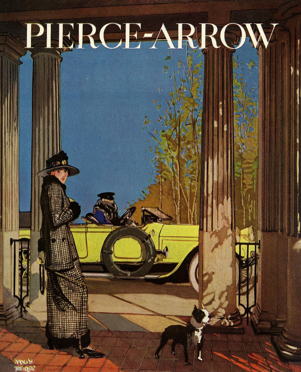 Pierce-Arrow auto ad, from 1919 magazine; found, scanned and uploaded by Infrogmation from copy of June 26, 1919 "Life"…