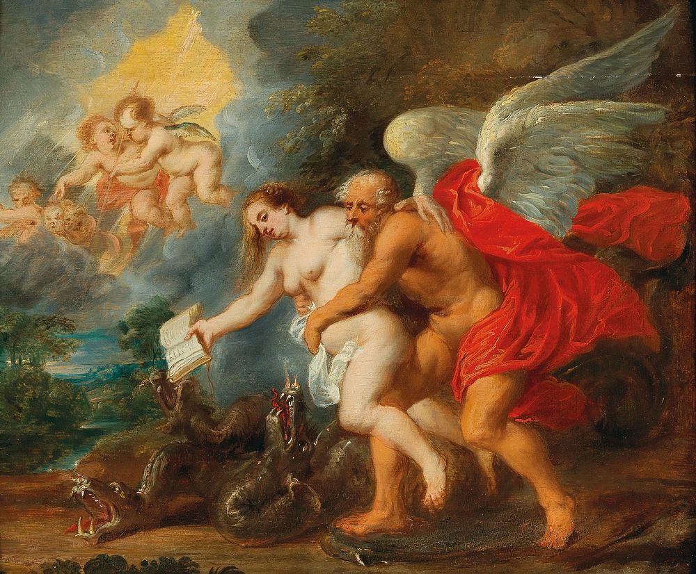 Allegory of Time and Truth as winner over Envy and Falsehood