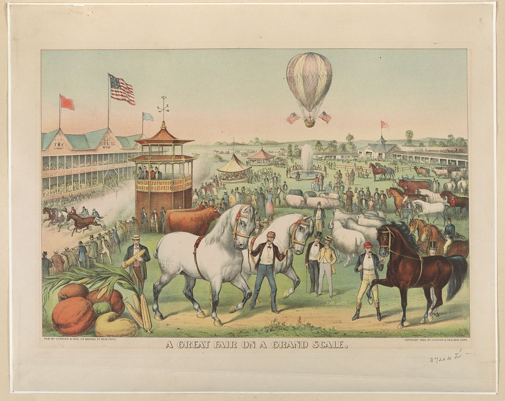 Great fair on a grand scale (1894) by Currier & Ives