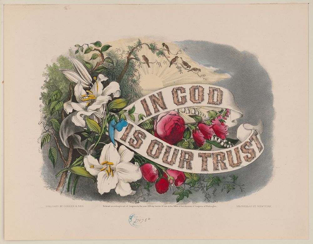 In God is our trust (1874) by Currier & Ives