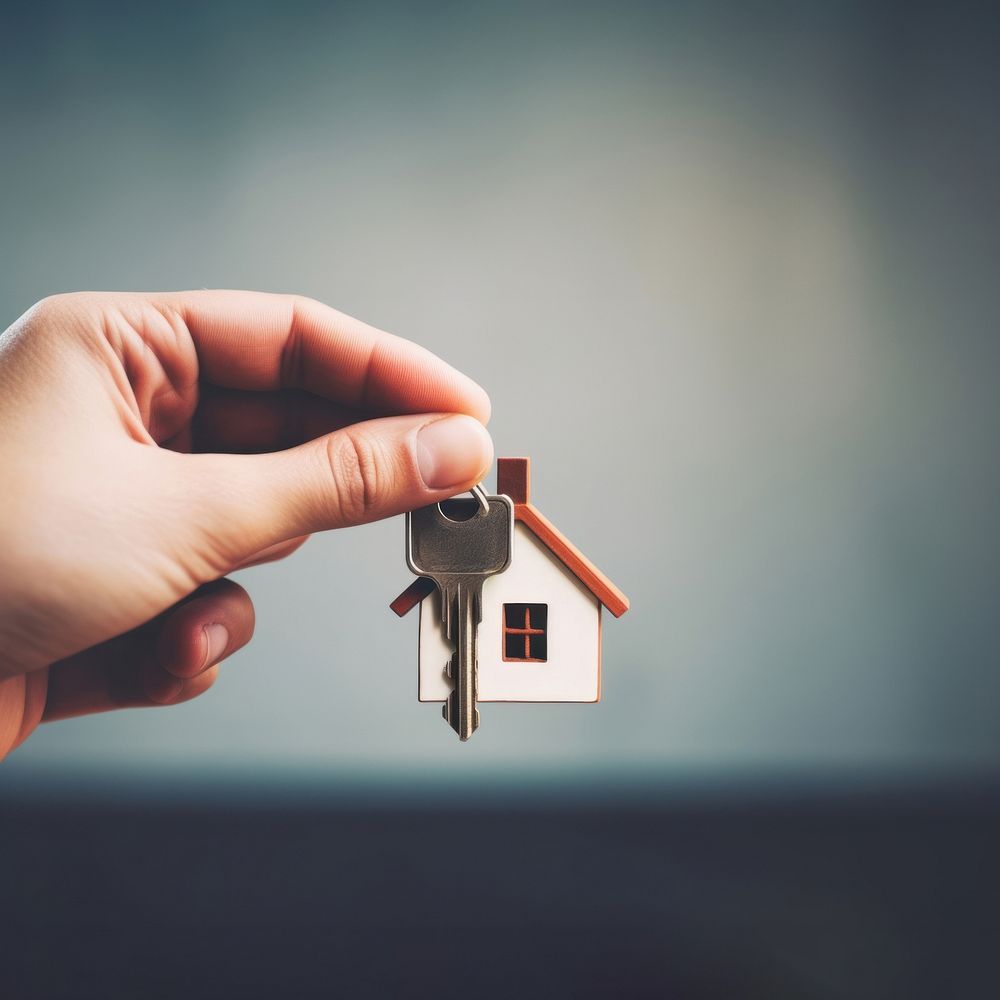 close up photo of black hand holding house key. AI generated Image by rawpixel. 