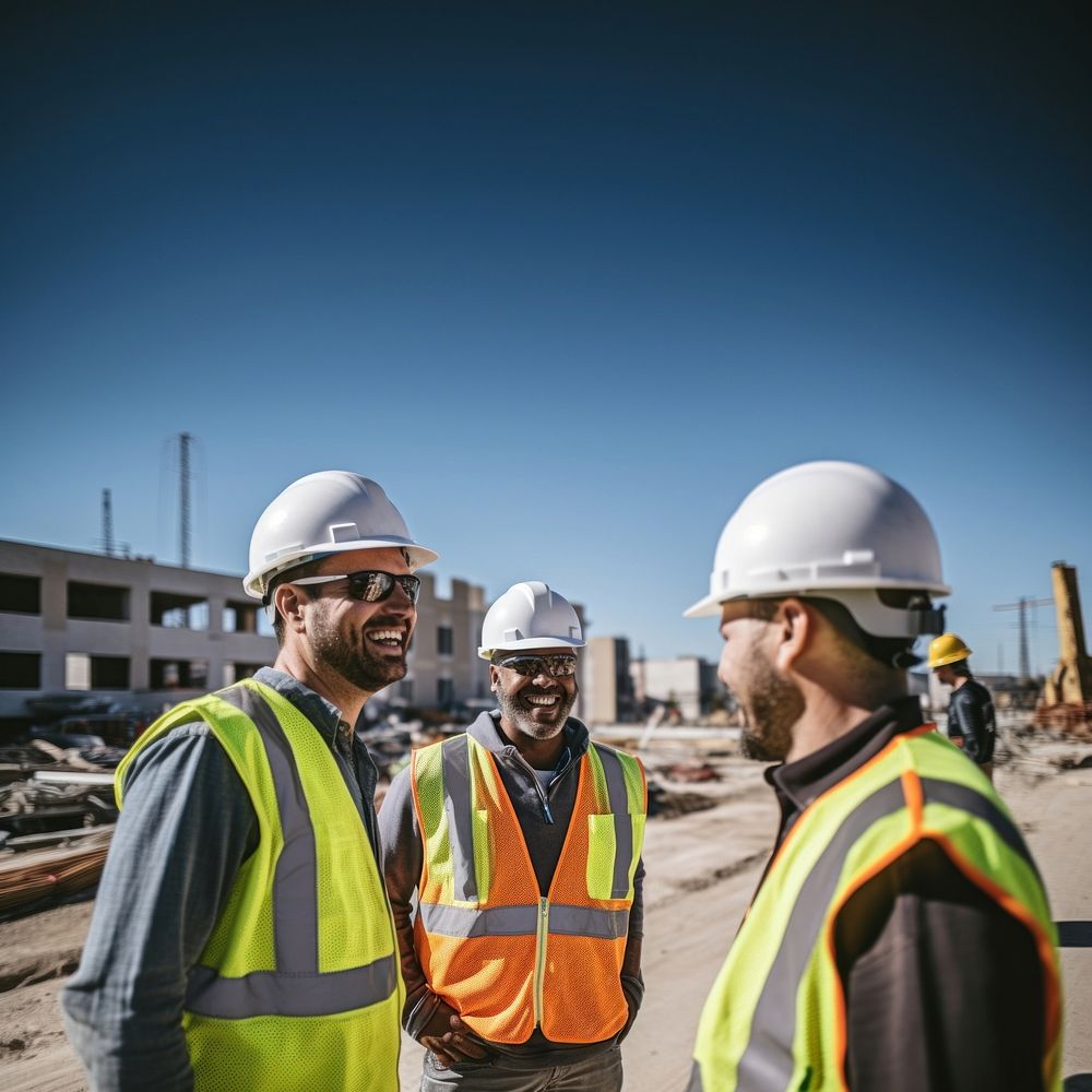 Hardhat helmet worker adult. AI generated Image by rawpixel.