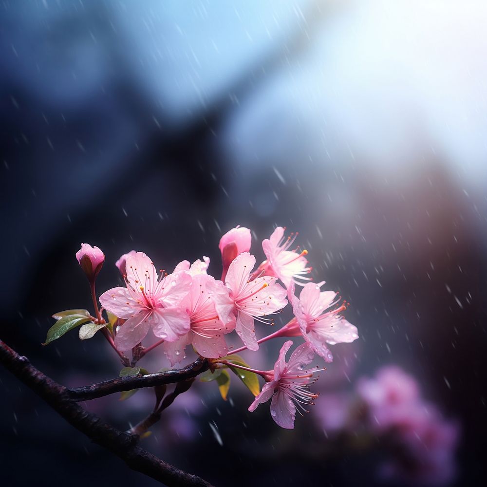 Spring flower outdoors blossom nature. AI generated Image by rawpixel.