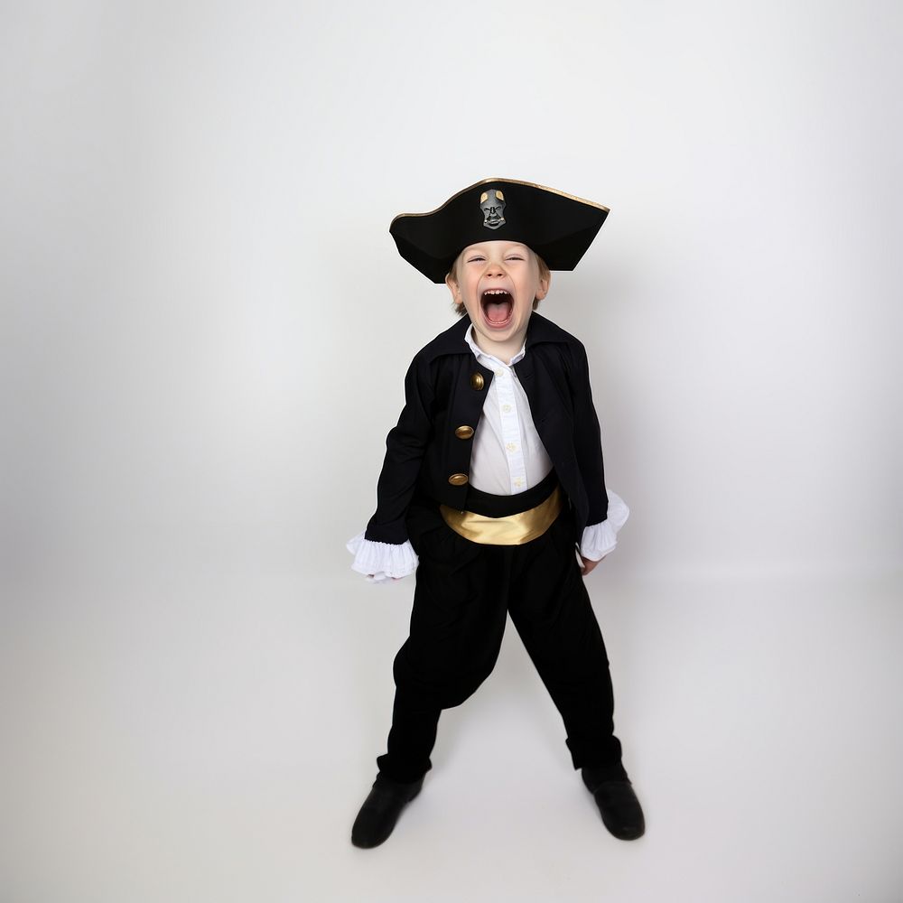 Pirate portrait costume child. AI generated Image by rawpixel.