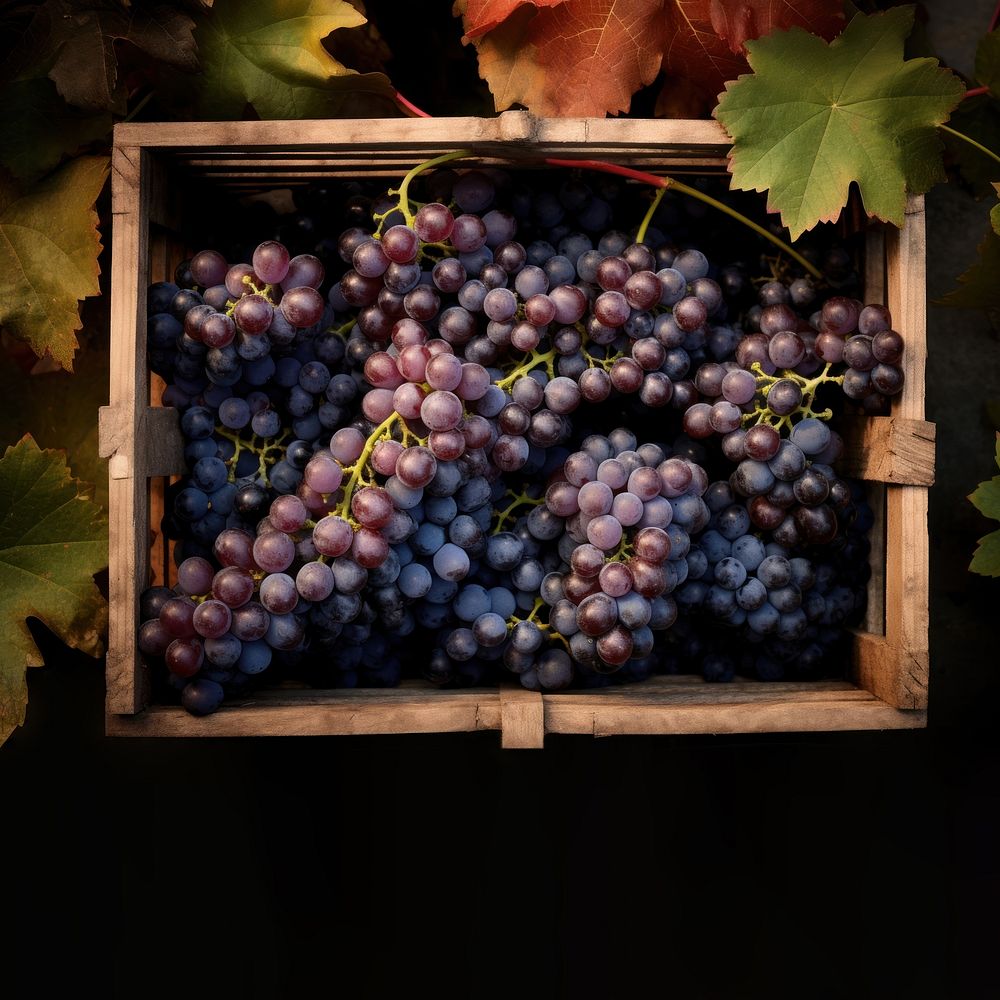 Grapes plant fruit vine. 