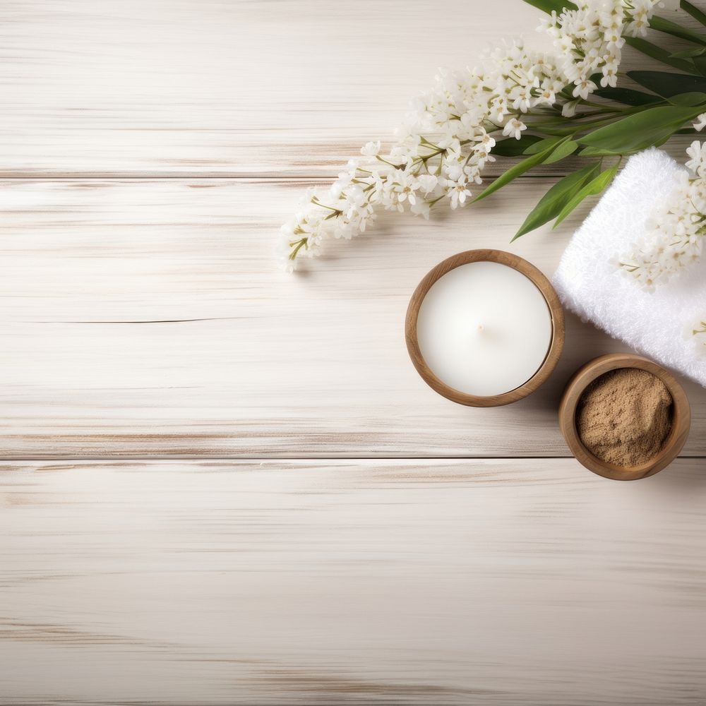 Wood flower plant white. 