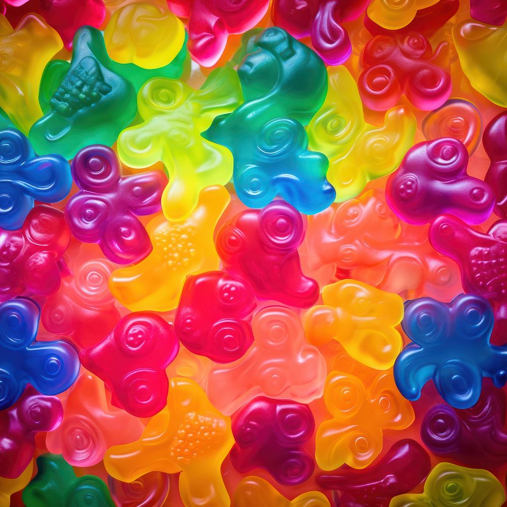Jelly food confectionery backgrounds. AI generated Image by rawpixel.