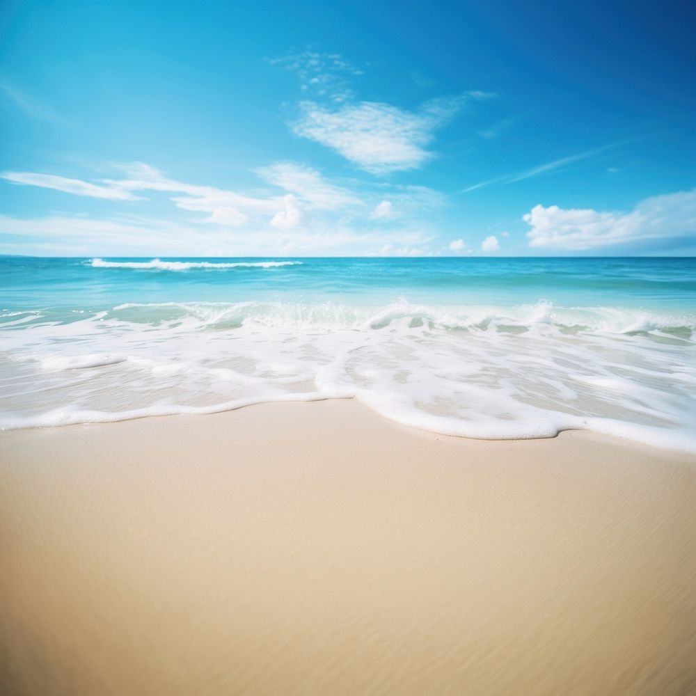 Beach background sky landscape outdoors. AI generated Image by rawpixel.