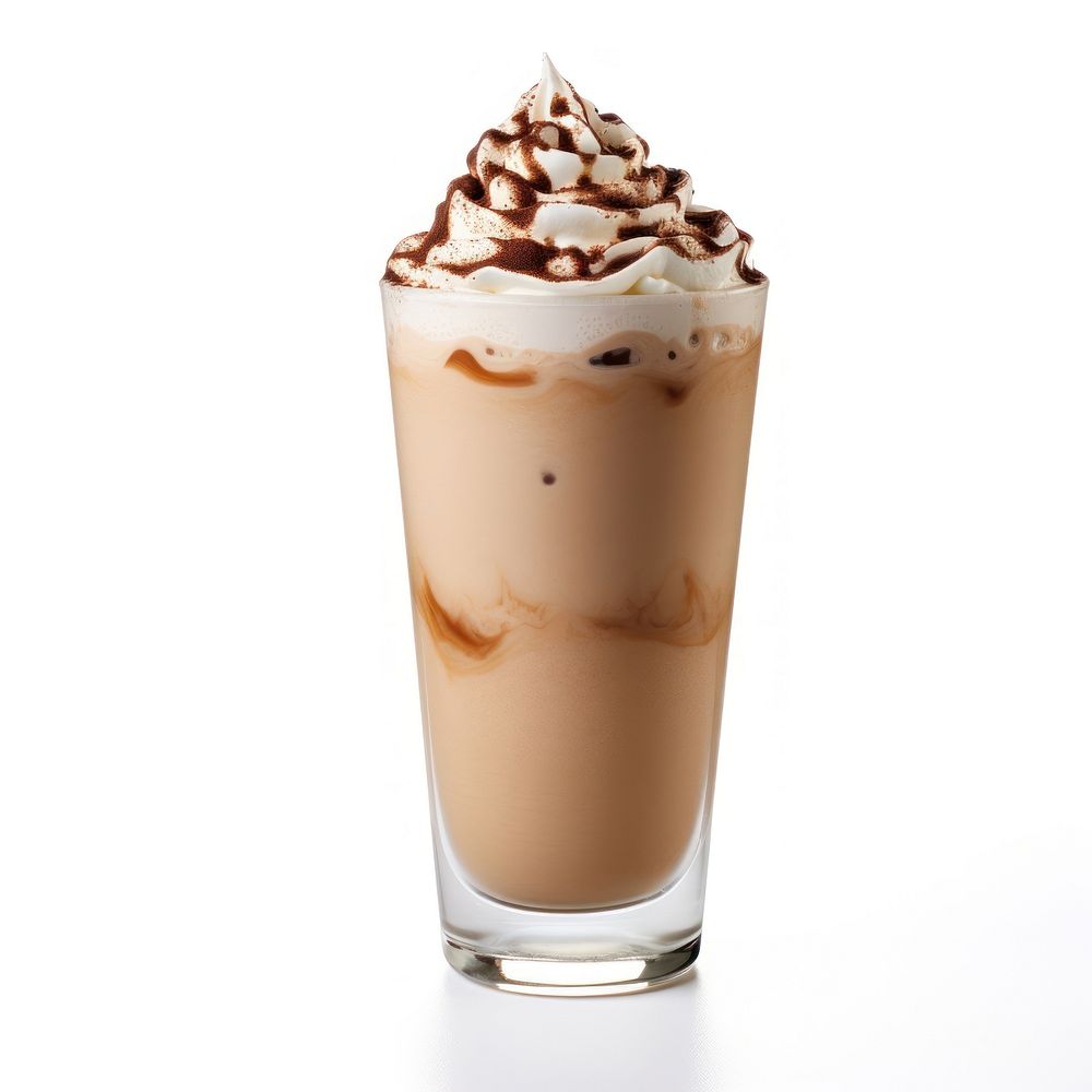 Cappucino frappe milkshake smoothie dessert. AI generated Image by rawpixel.