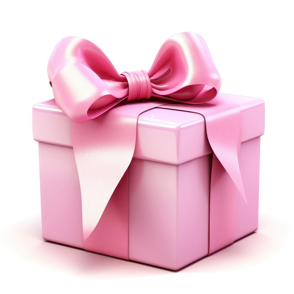 Gift pink bow box. AI generated Image by rawpixel.