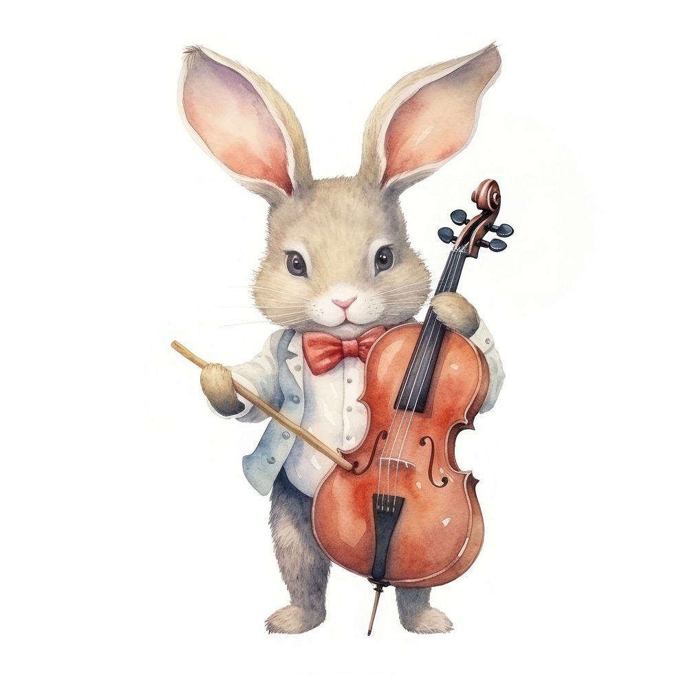 Rabbit violin animal rodent. 