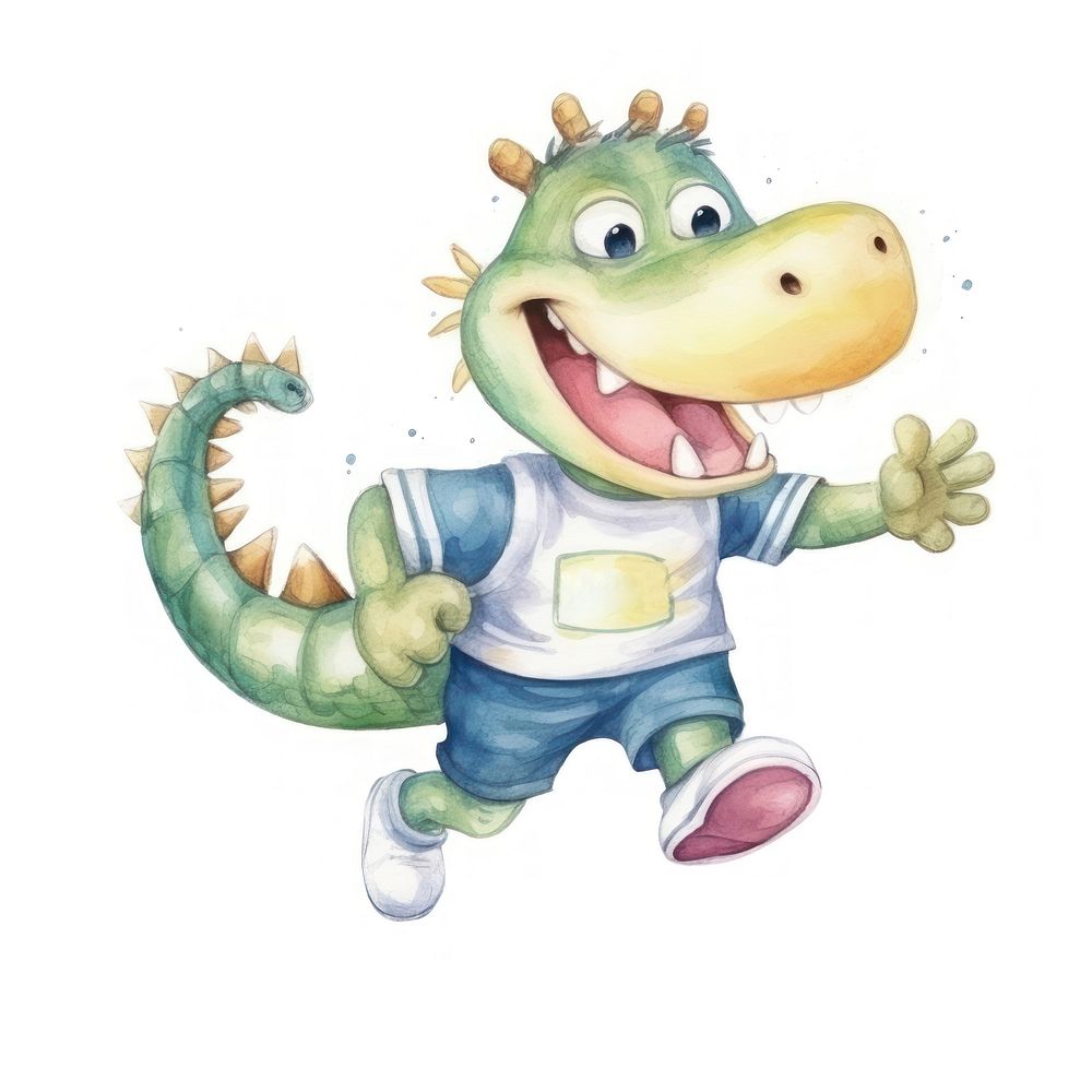 Crocodile cartoon animal toy. AI generated Image by rawpixel.