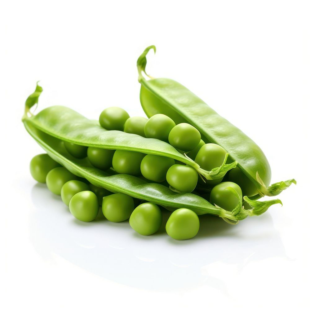 Green peas vegetable plant food. 