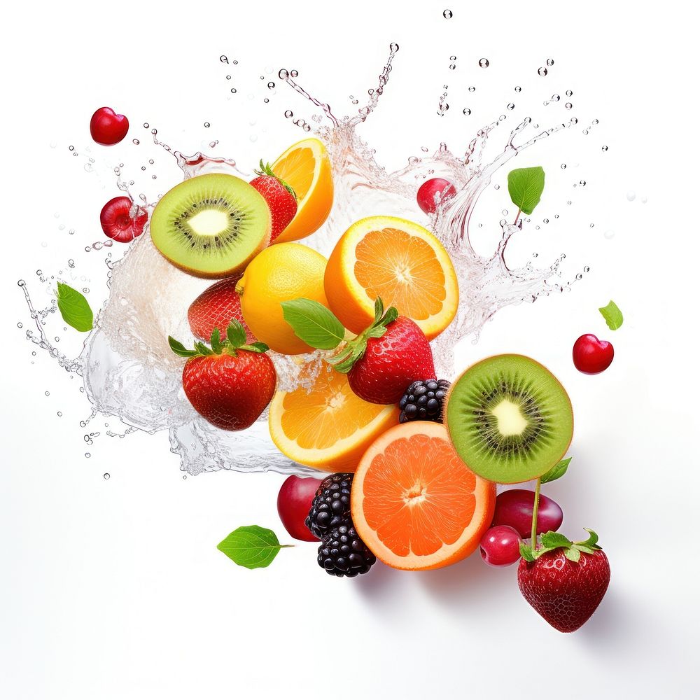 Fruit fruit strawberry grapefruit. AI generated Image by rawpixel.