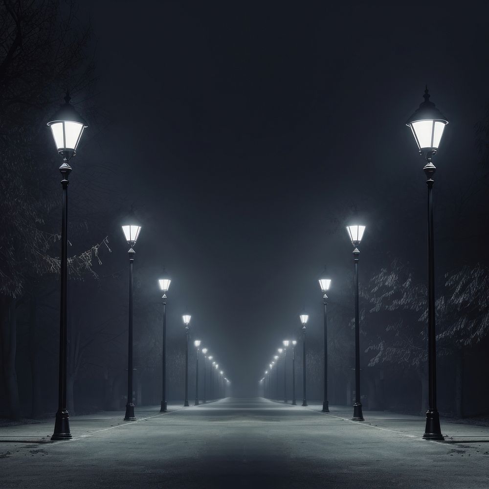 Street outdoors lighting night. | Premium Photo - rawpixel