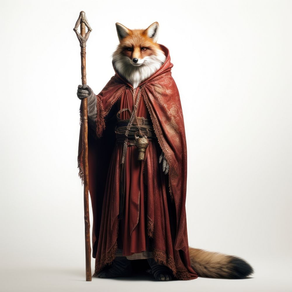 Fox costume mammal animal. AI generated Image by rawpixel.