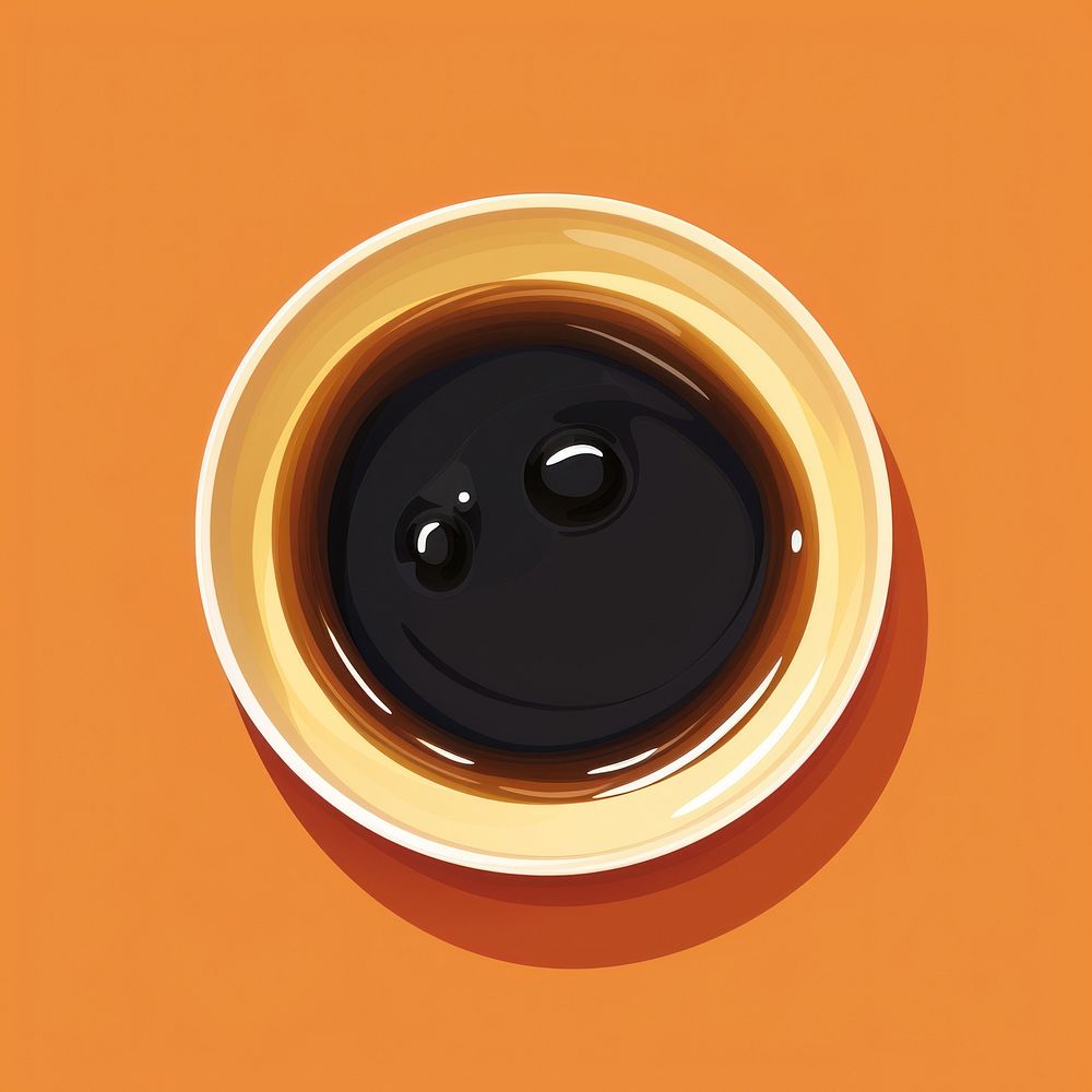 Soy Sauce Coffee Drink Shape Free Photo Illustration Rawpixel