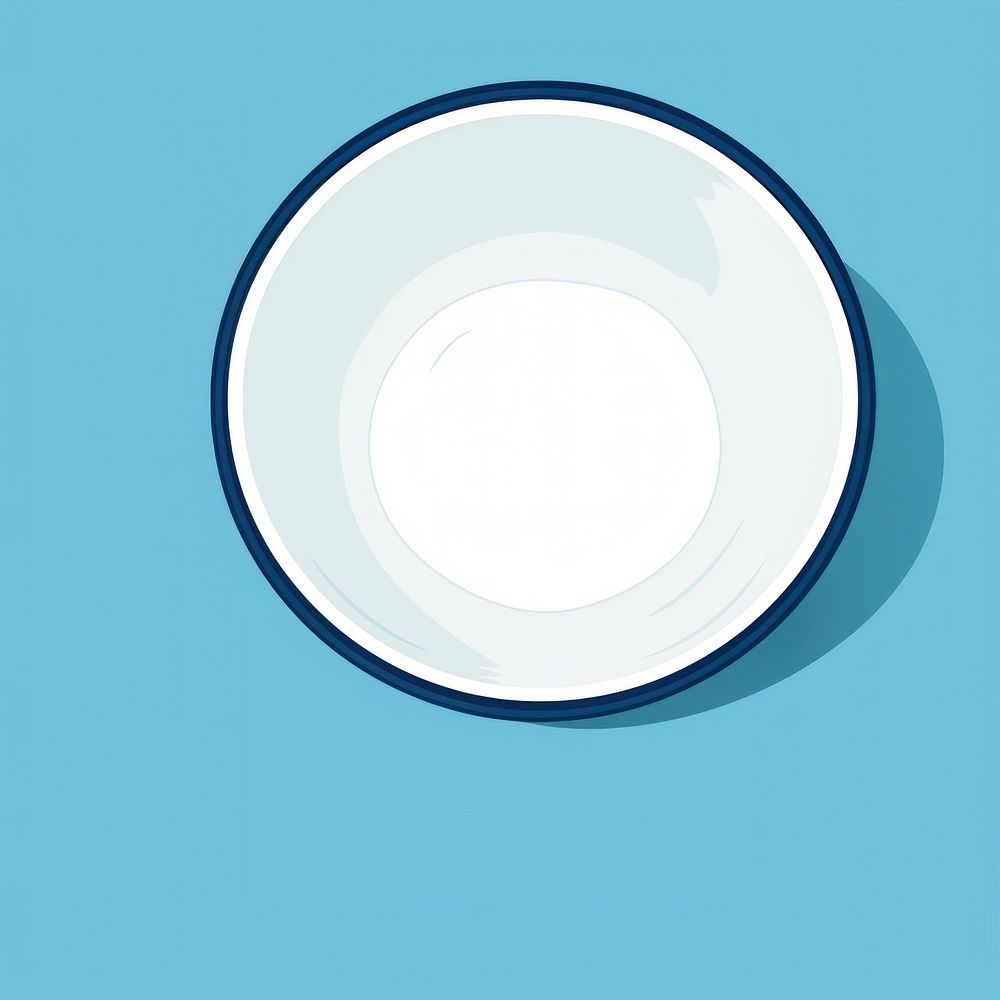 Porcelain bowl porcelain saucer blue. AI generated Image by rawpixel.