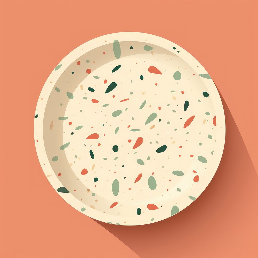A plate food tableware porcelain. AI generated Image by rawpixel.