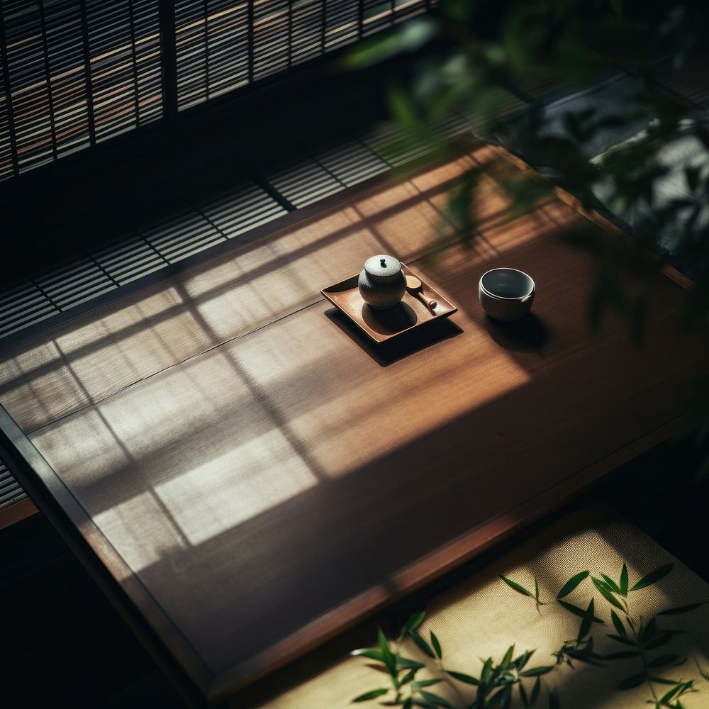 Japanese green tea set. AI generated Image by rawpixel.