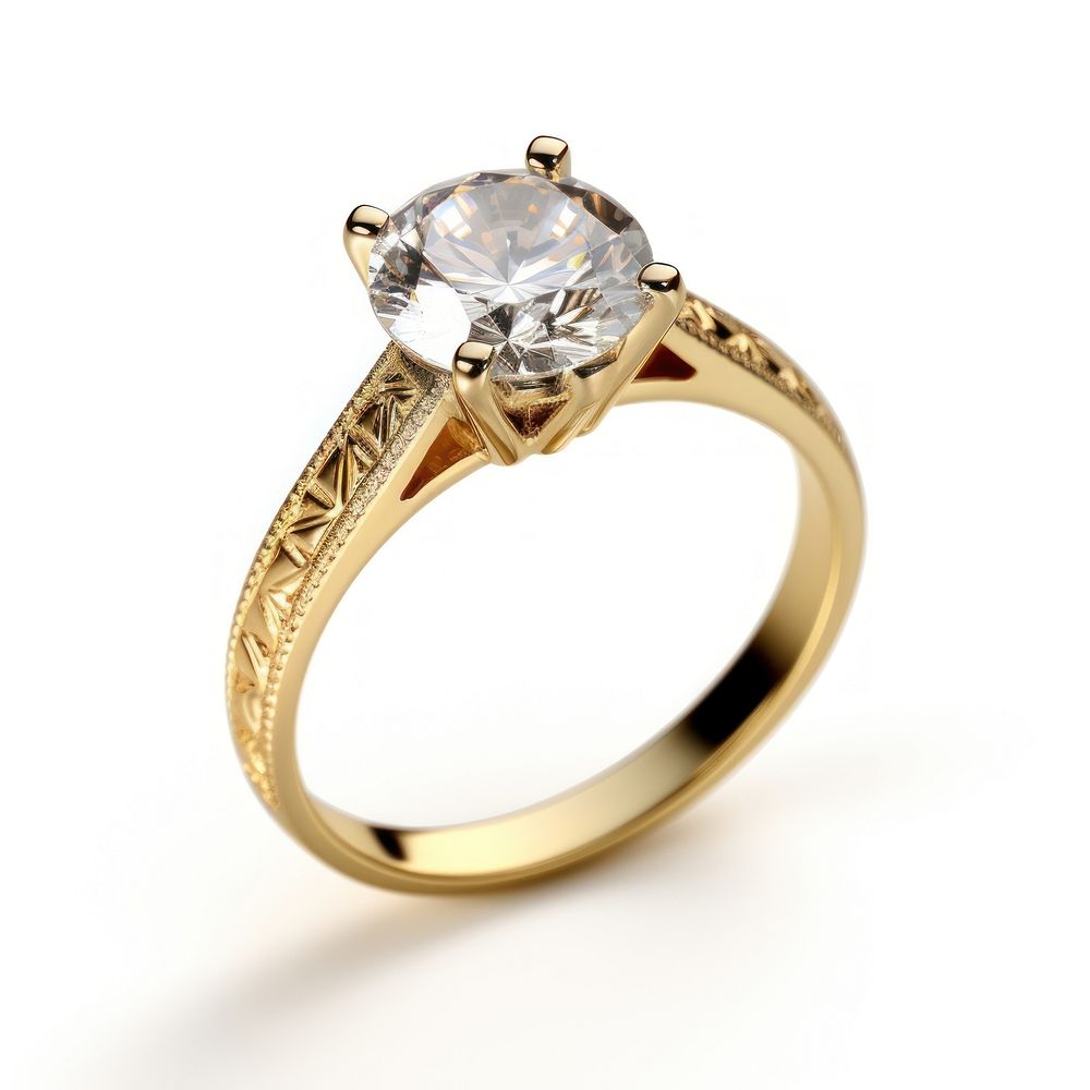 Diamond golden ring, design resource. AI generated Image by rawpixel
