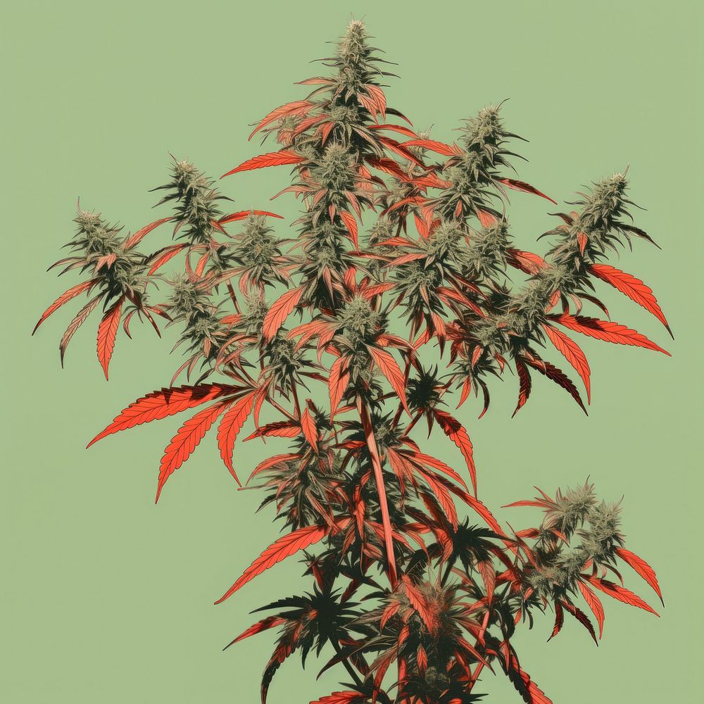 Cannabis plant tree medicine. AI generated Image by rawpixel.