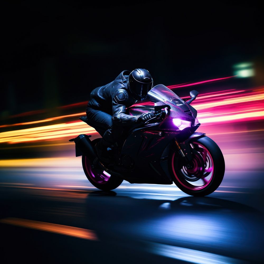 Motorcycle vehicle helmet riding. AI generated Image by rawpixel.