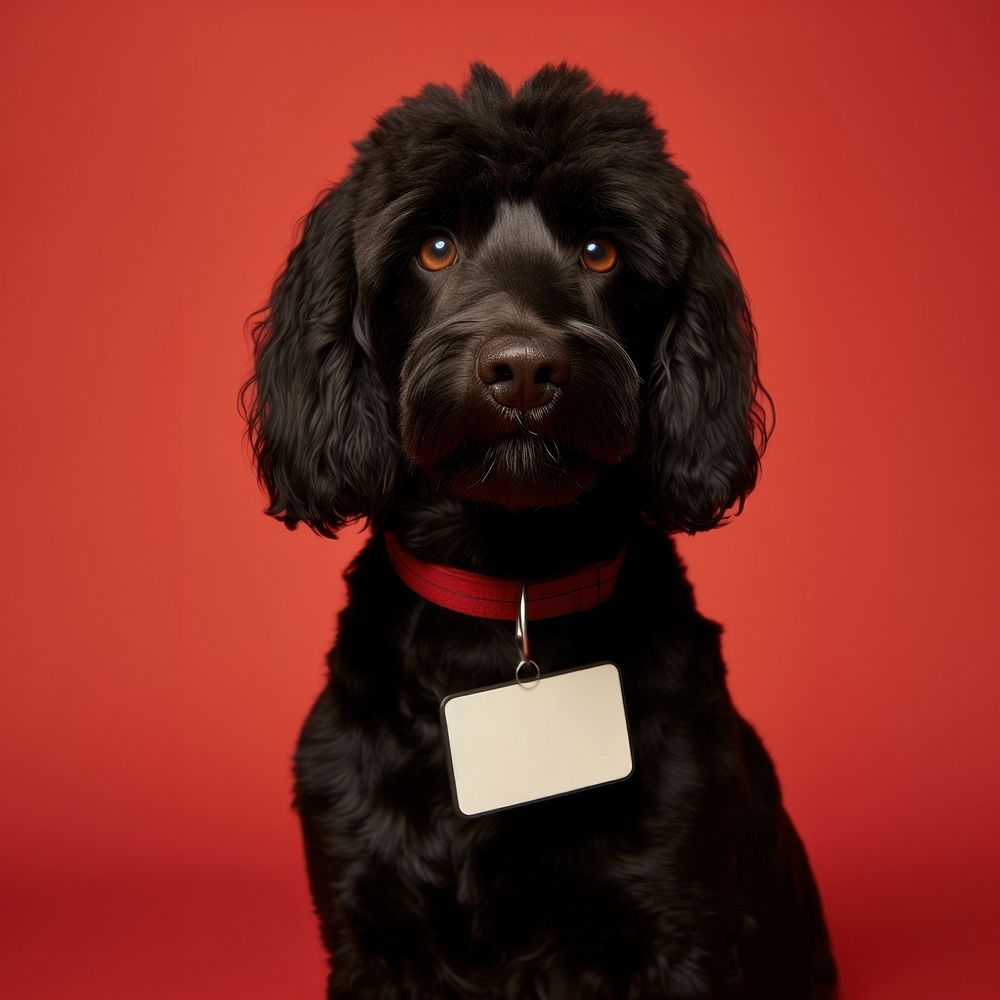 Name tag dog animal mammal. 