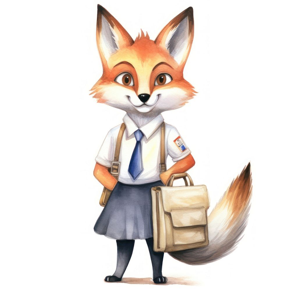 Fox animal fox mammal. AI generated Image by rawpixel.