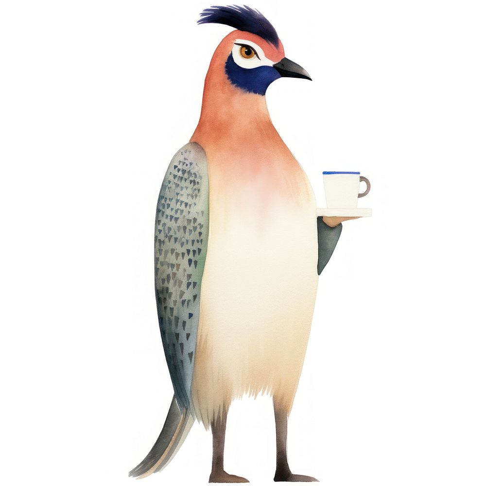 Peacock animal bird beak. AI generated Image by rawpixel.