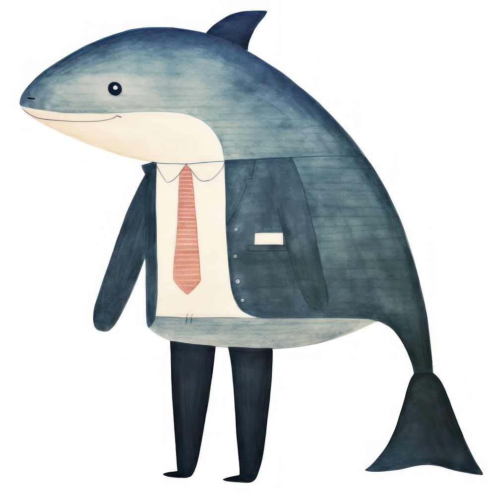 Whale animal mammal shark. AI generated Image by rawpixel.