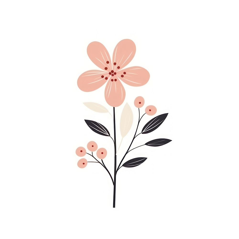 Flower blossom pattern plant. AI generated Image by rawpixel.