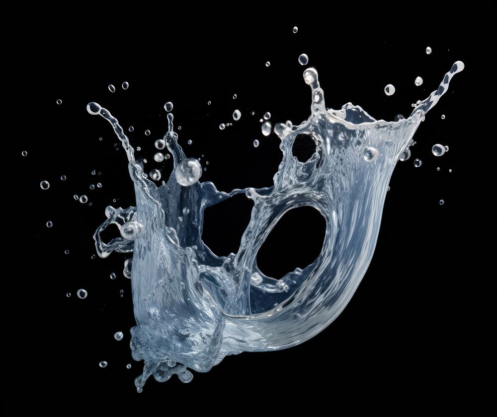Purity water refreshment splattered. AI generated Image by rawpixel.