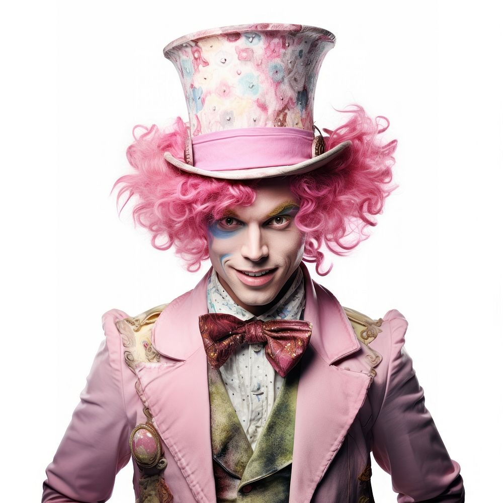 Costume fantasy adult clown. AI generated Image by rawpixel.