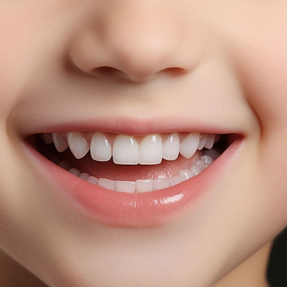 Teeth smiling smile face. AI generated Image by rawpixel.