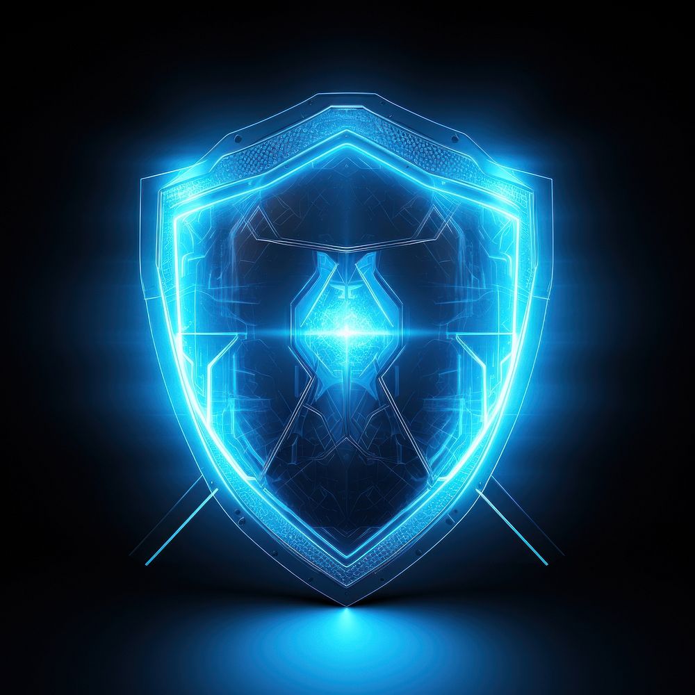 Security symbol shield light. AI generated Image by rawpixel.