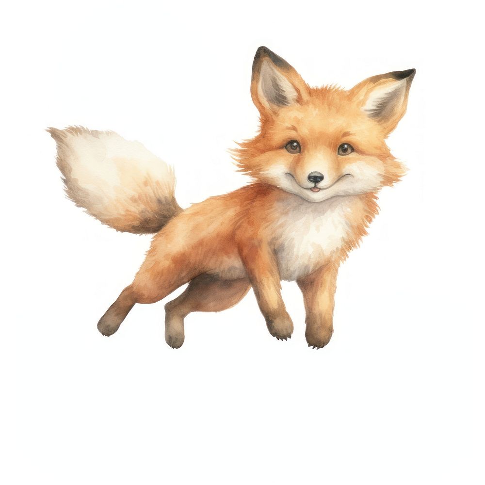 Red Fox animal fox mammal. AI generated Image by rawpixel.