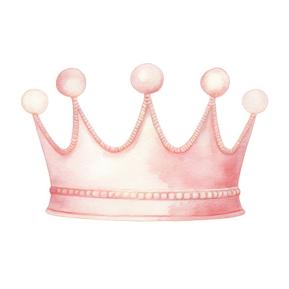 Crown white background celebration accessories.