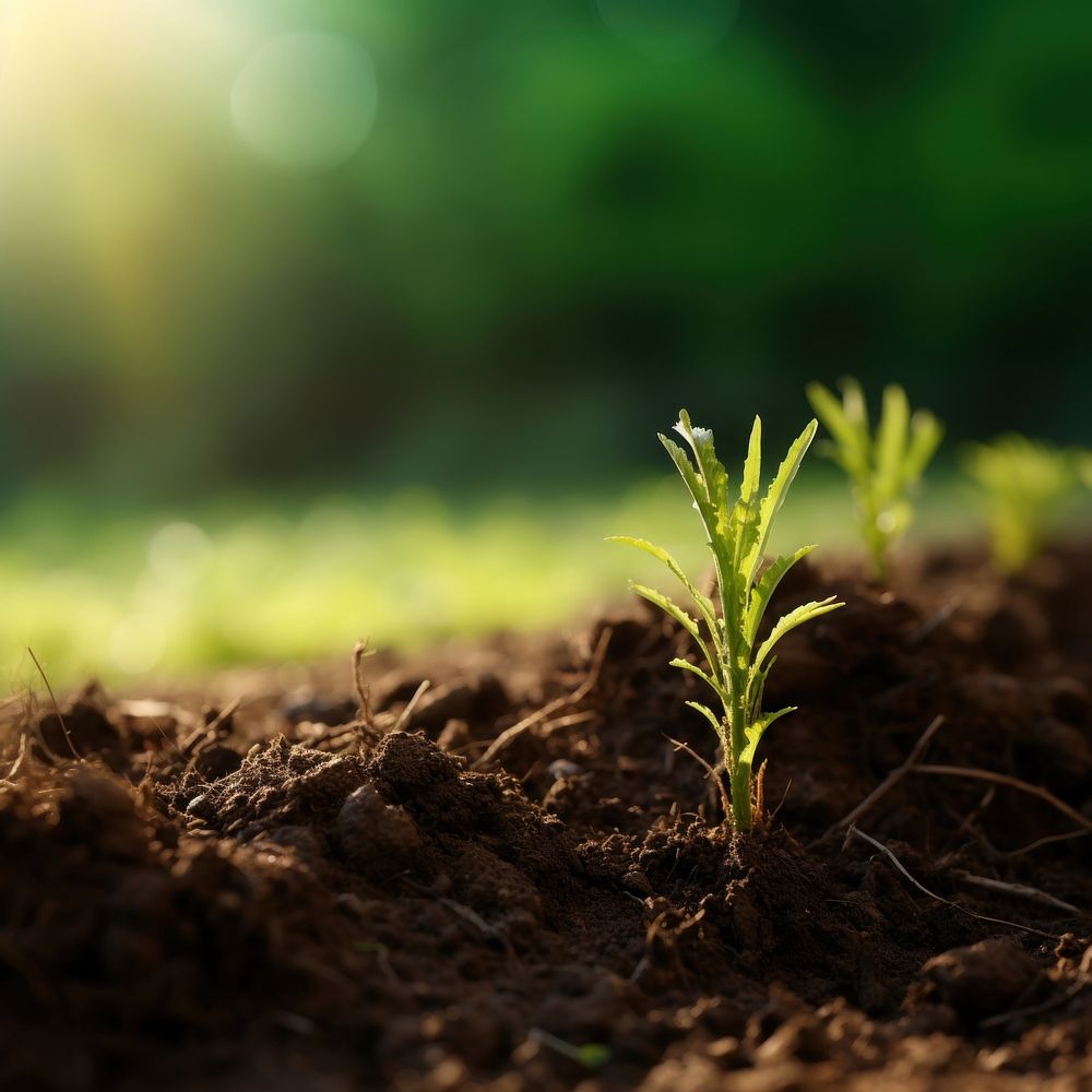 Soil outdoors nature plant. AI generated Image by rawpixel.
