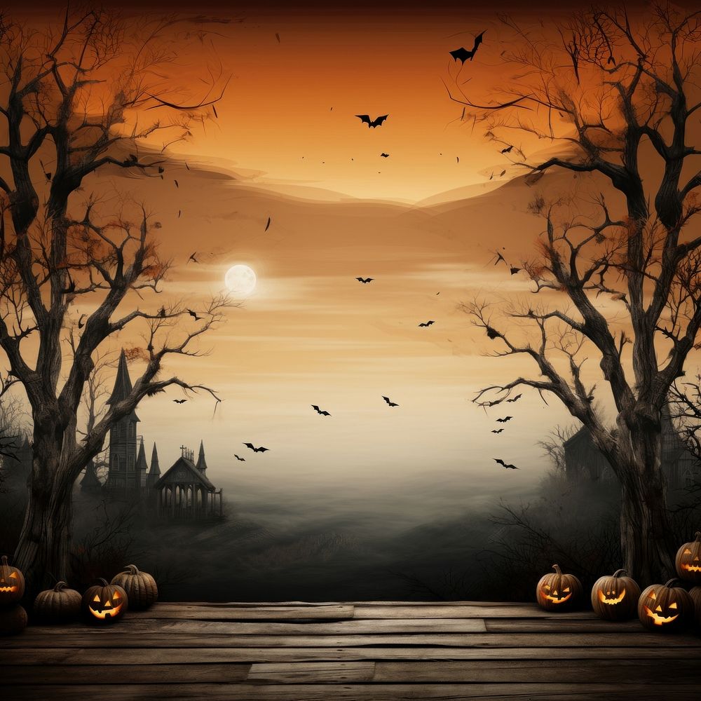 Halloween halloween outdoors nature. AI generated Image by rawpixel.