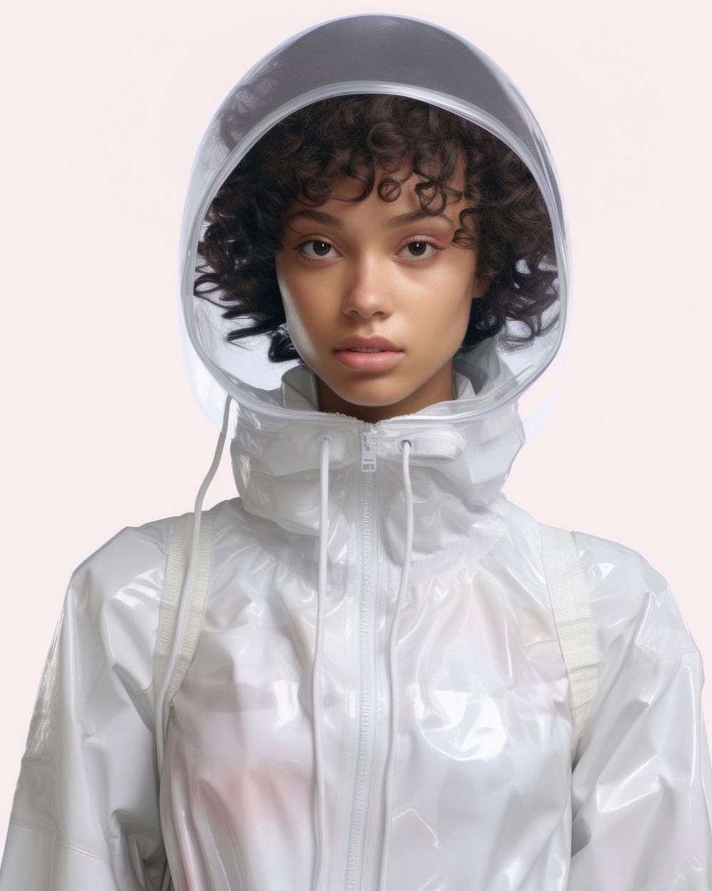 Outfit portrait protection outerwear. AI generated Image by rawpixel.