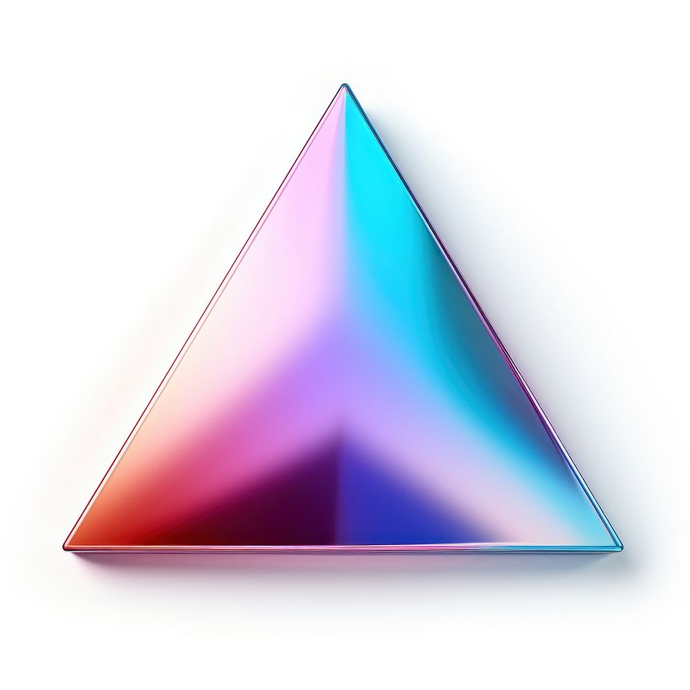Gradient holographic shape white background technology. AI generated Image by rawpixel.