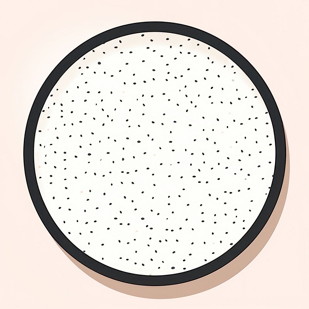 Circle tray pattern cosmetics spotted. AI generated Image by rawpixel.