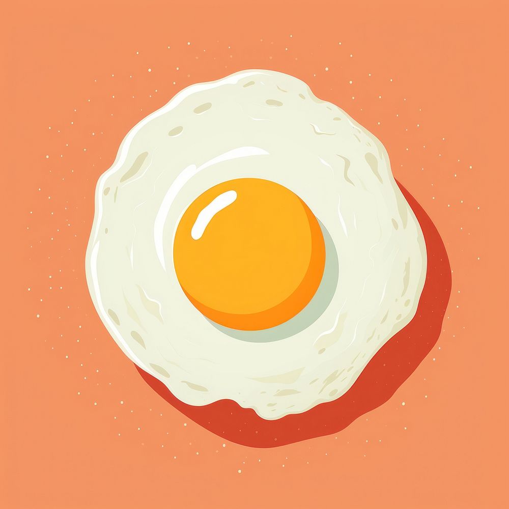 Fried egg slide icon  Free Photo Illustration - rawpixel