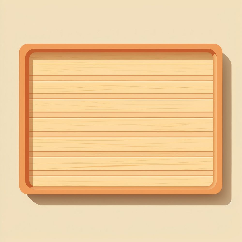 Wooden tray backgrounds rectangle furniture. | Free Photo Illustration