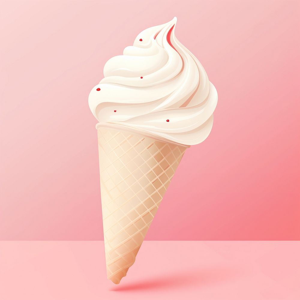 Soft cream dessert food freshness. AI generated Image by rawpixel.