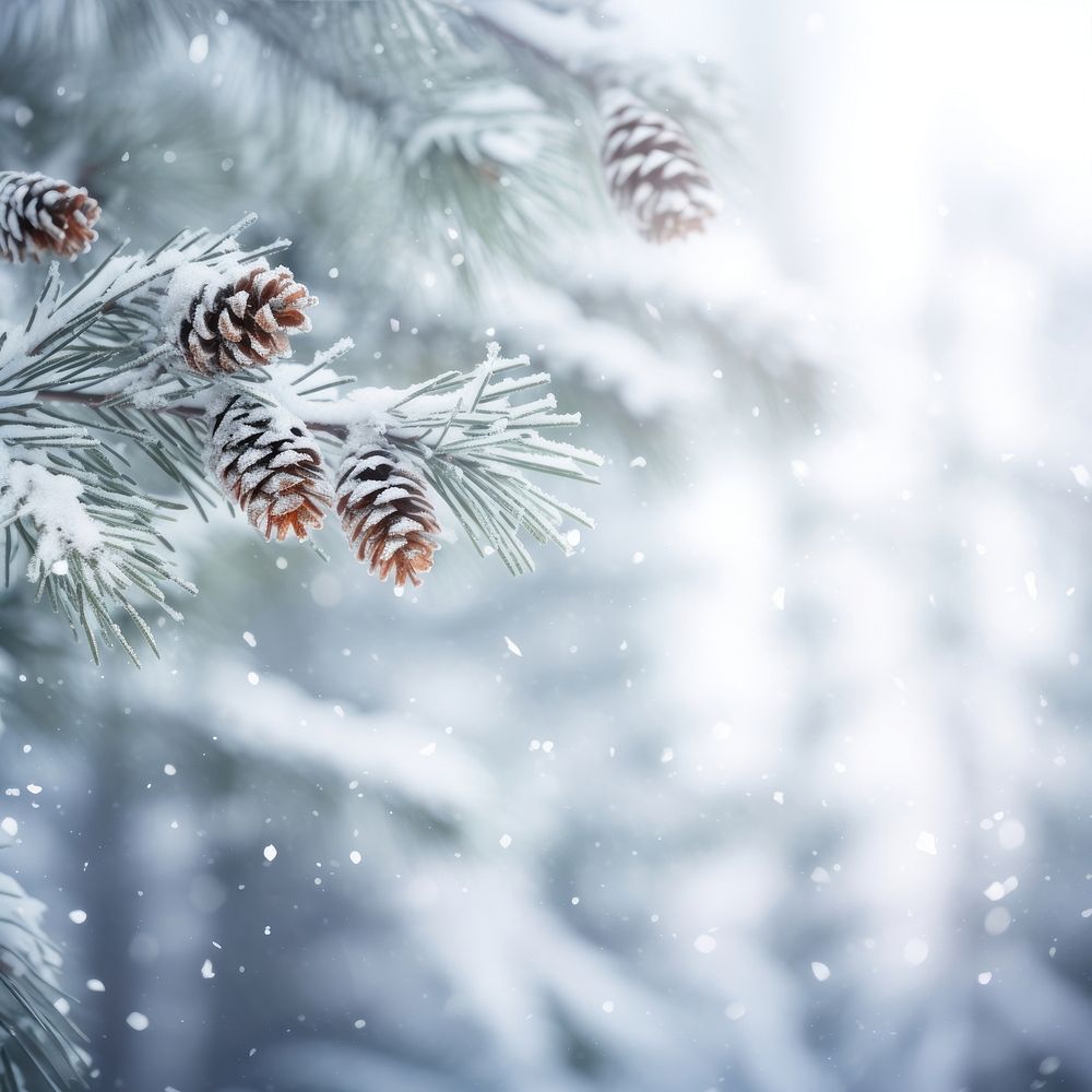 Winter frost snow outdoors. AI generated Image by rawpixel.